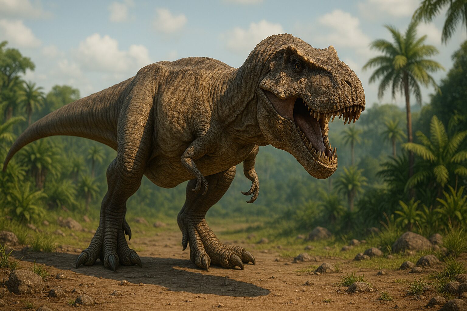 歩く ティラノサウルス