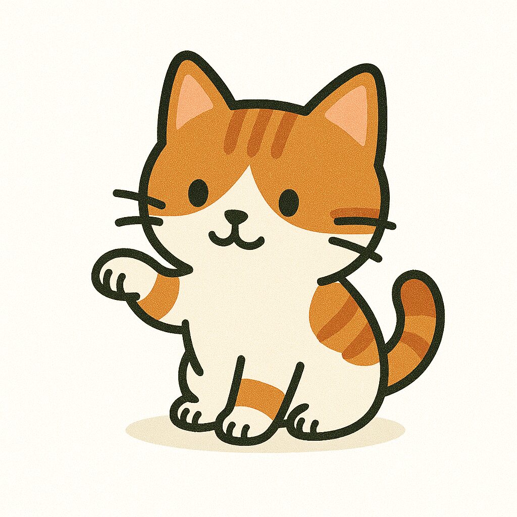 マンチカン イラスト（お手）
