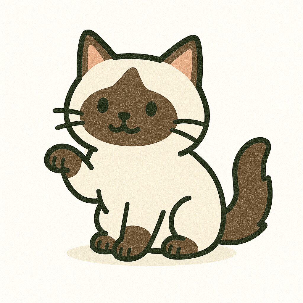 ラグドール　イラスト（お手）