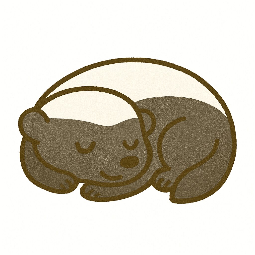 ラーテル　イラスト