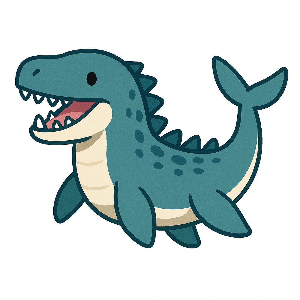 モササウルス イラスト