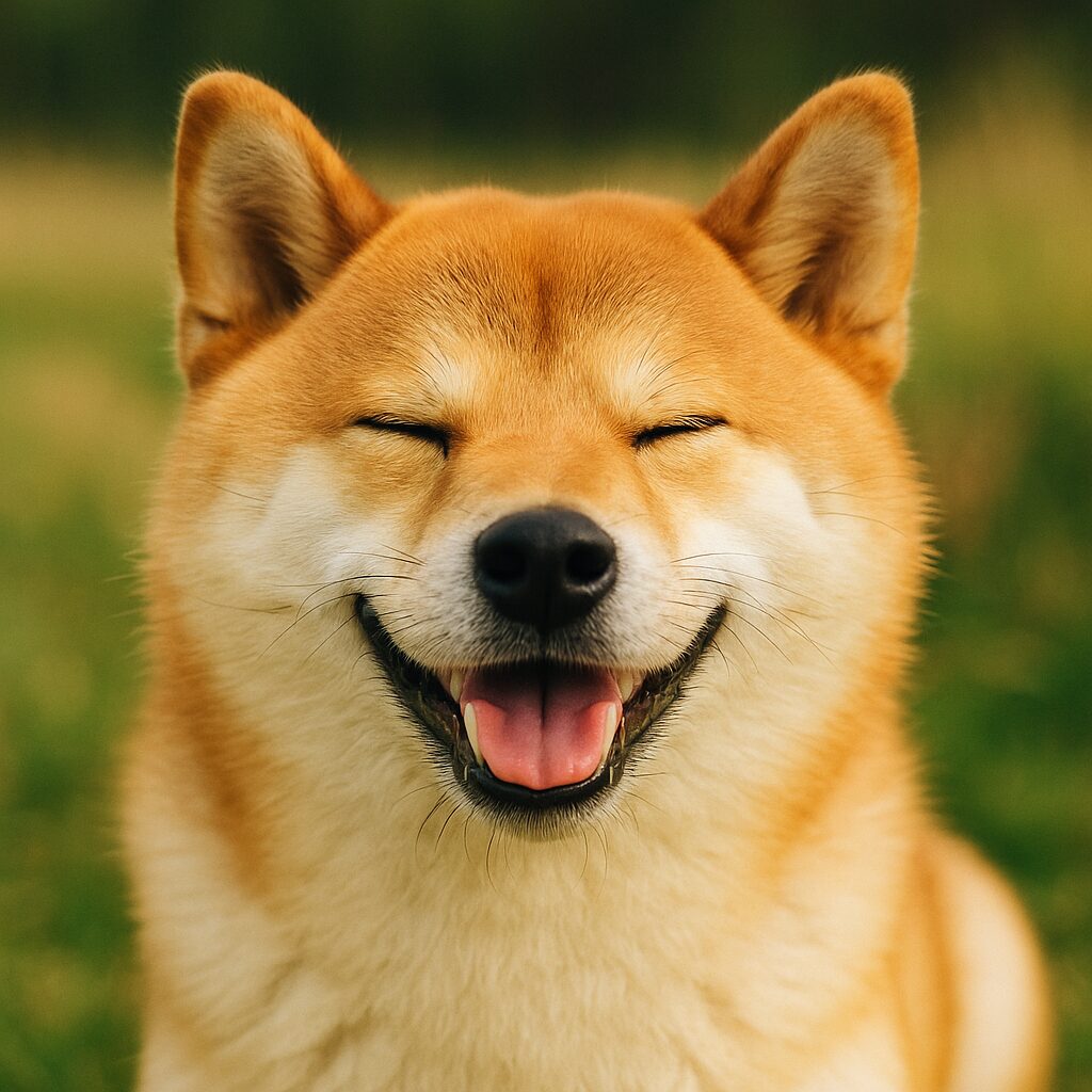 柴犬 笑顔
