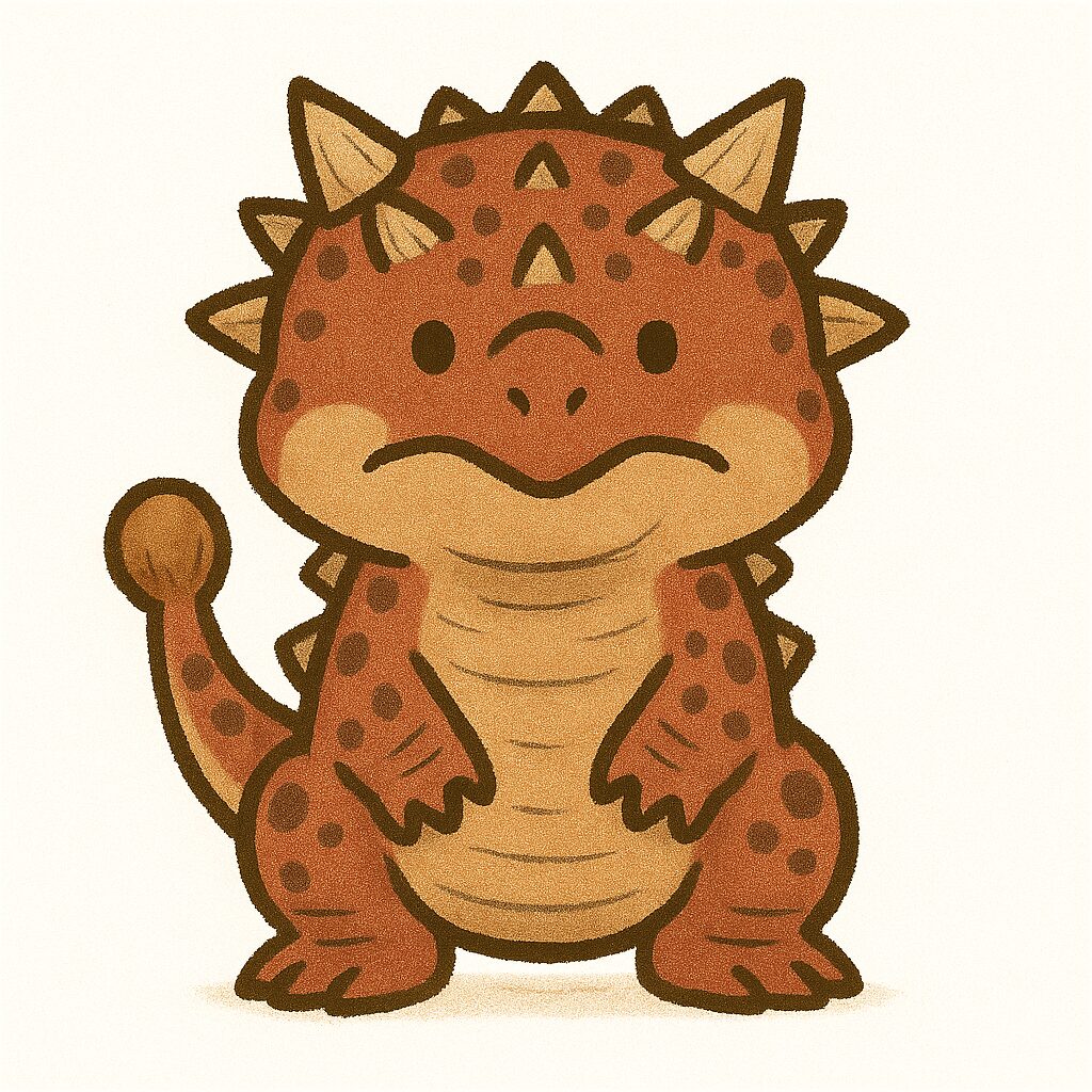 アンキロサウルス　イラスト