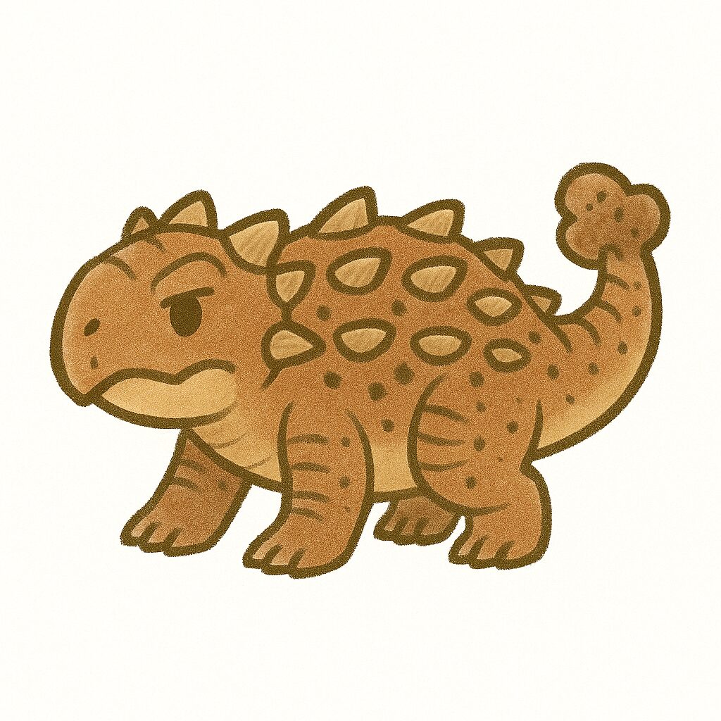 アンキロサウルス　イラスト