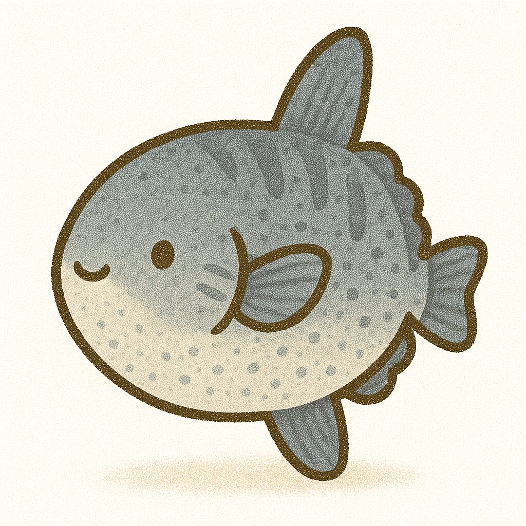 マンボウ イラスト