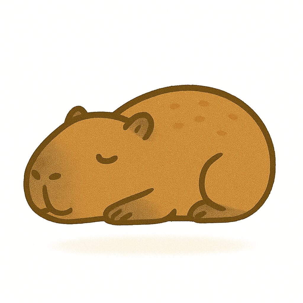 カピバラ イラスト