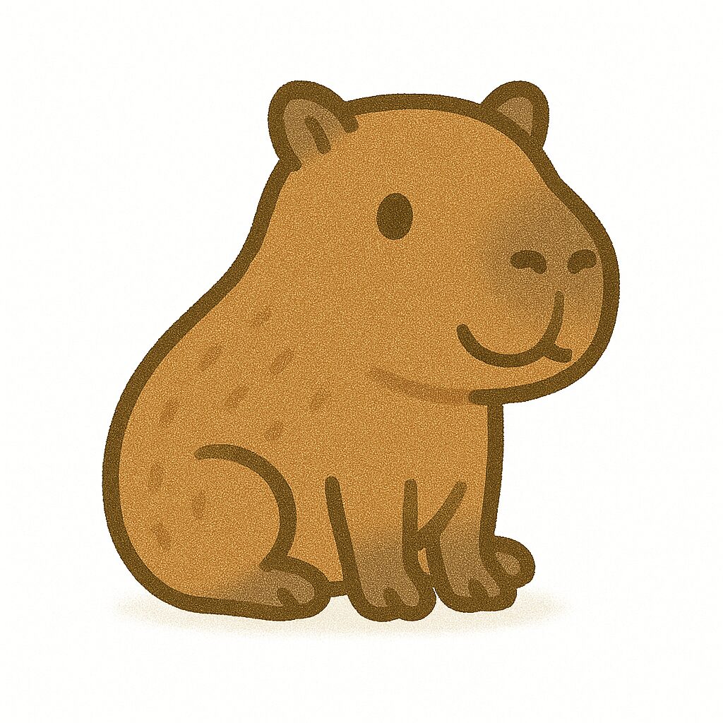 カピバラ イラスト