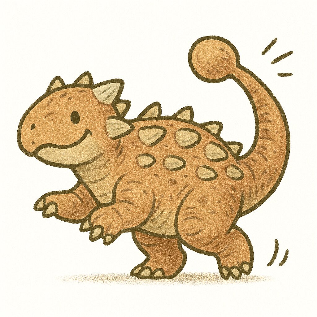 アンキロサウルス　イラスト