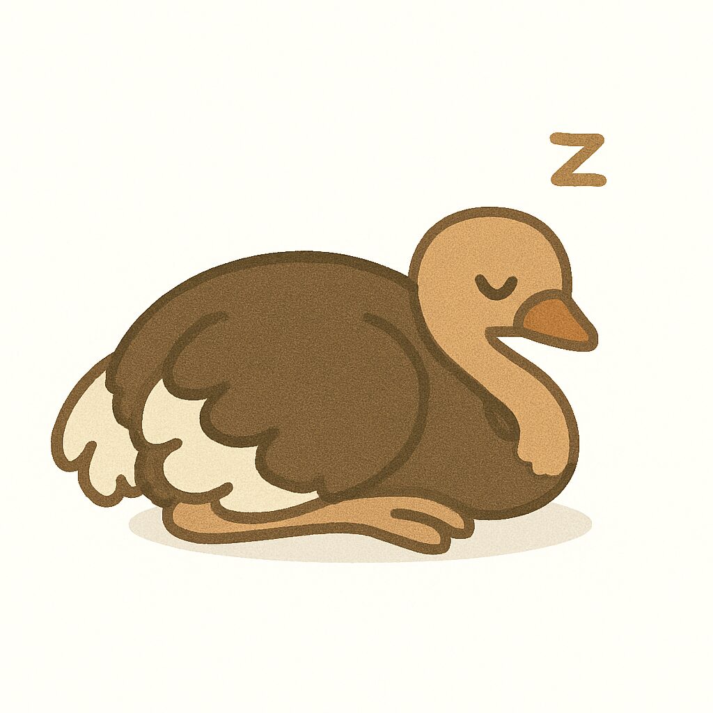 ダチョウ　イラスト