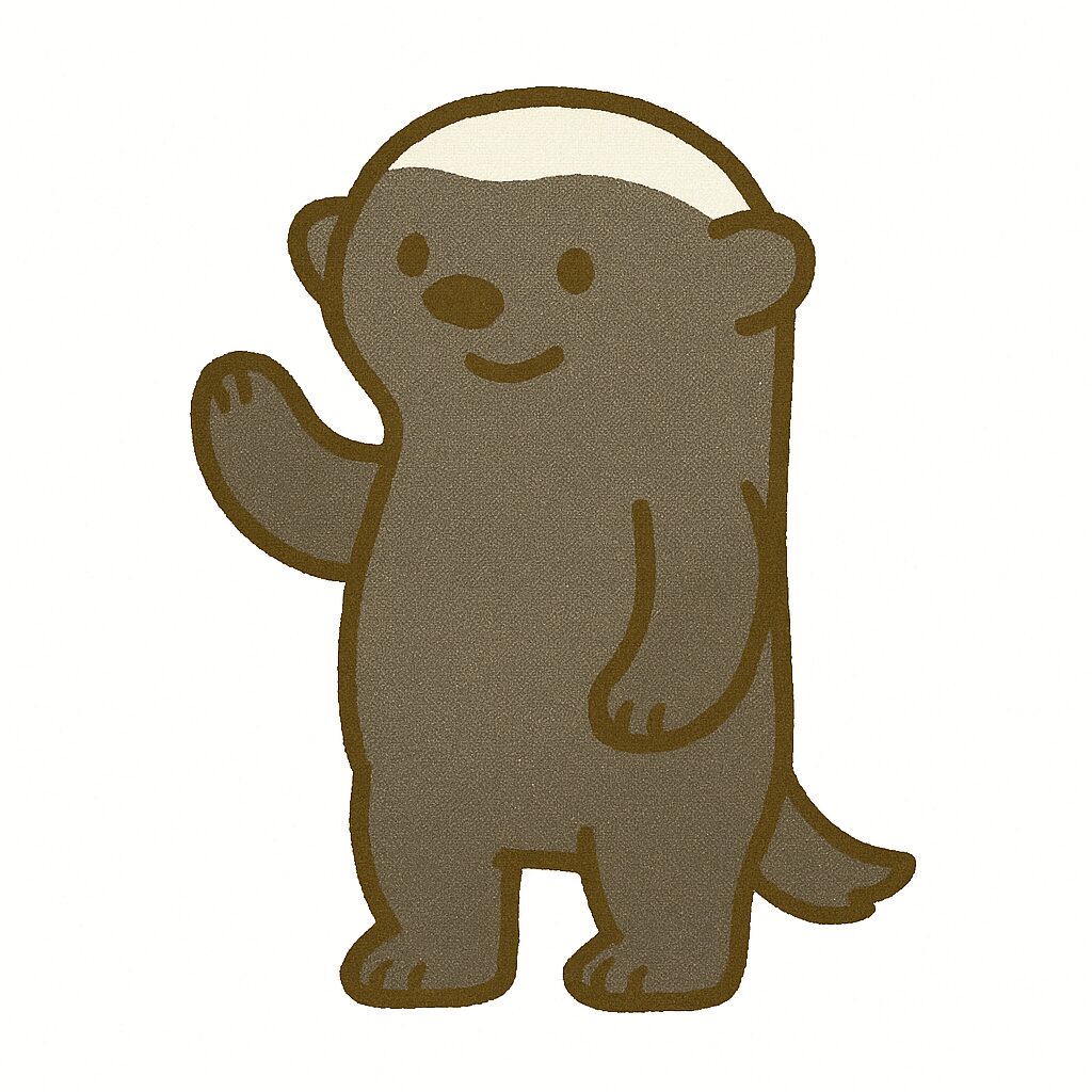 ラーテル　イラスト