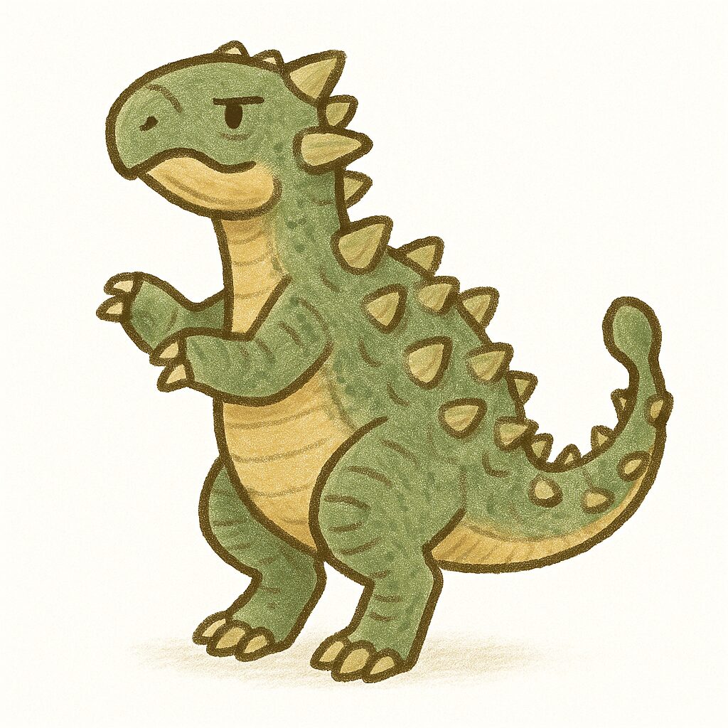 アンキロサウルス　イラスト
