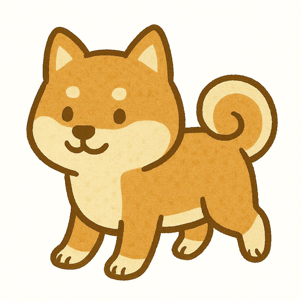 柴犬 イラスト 散歩
