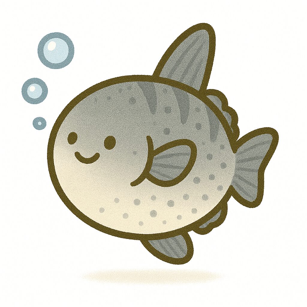 マンボウ イラスト