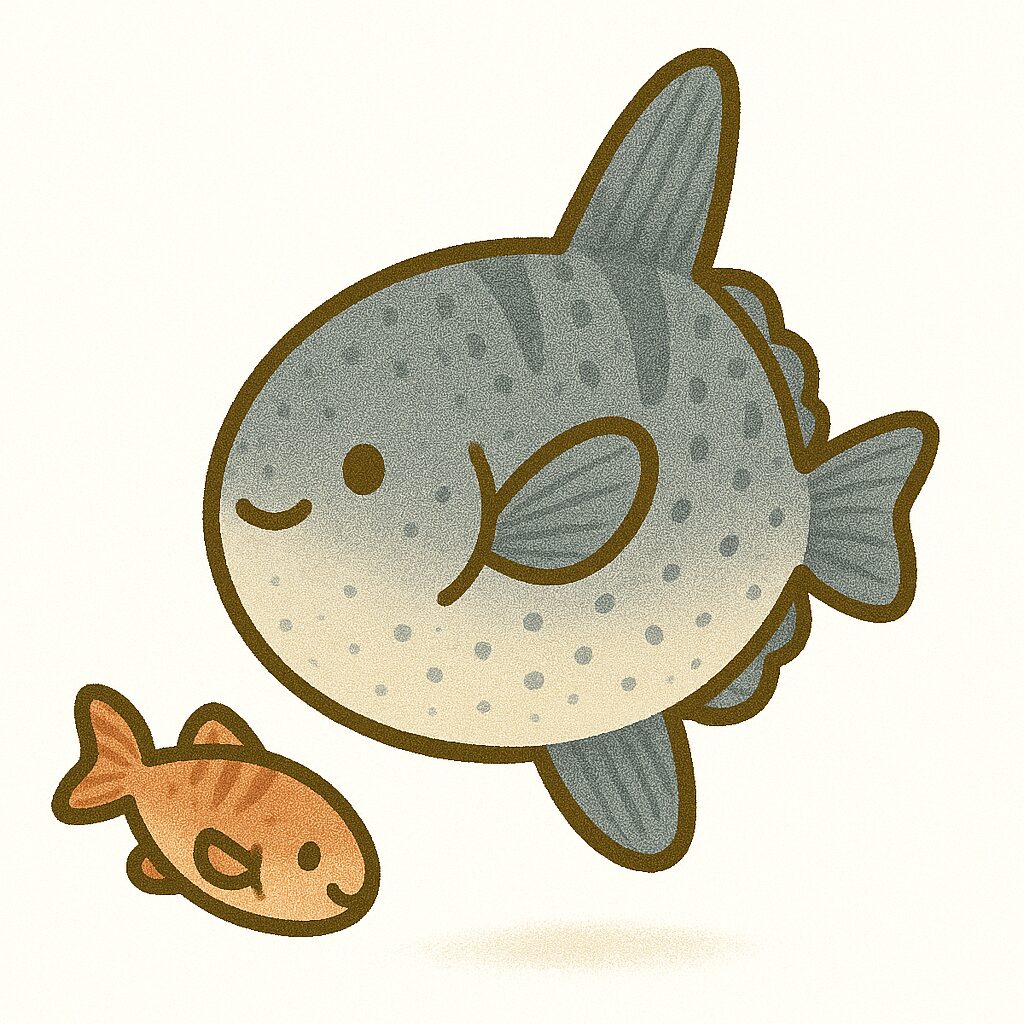 マンボウ イラスト