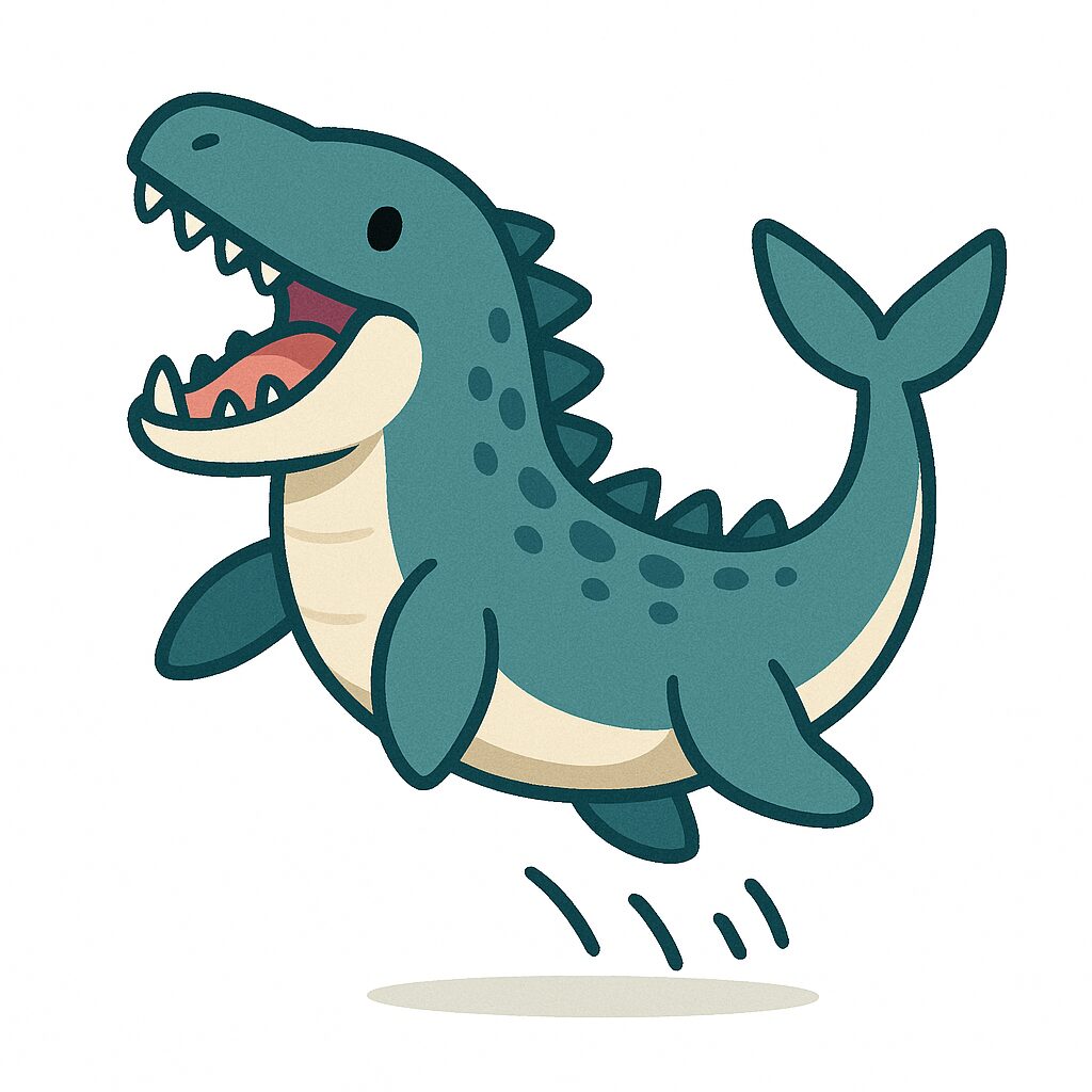モササウルス イラスト