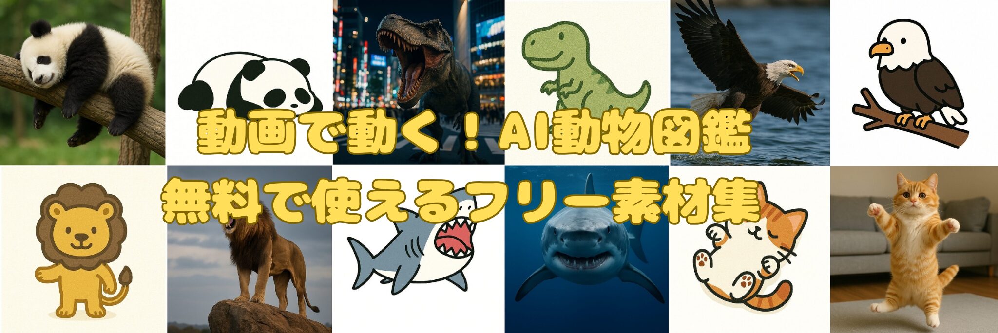動物図鑑 フリー素材