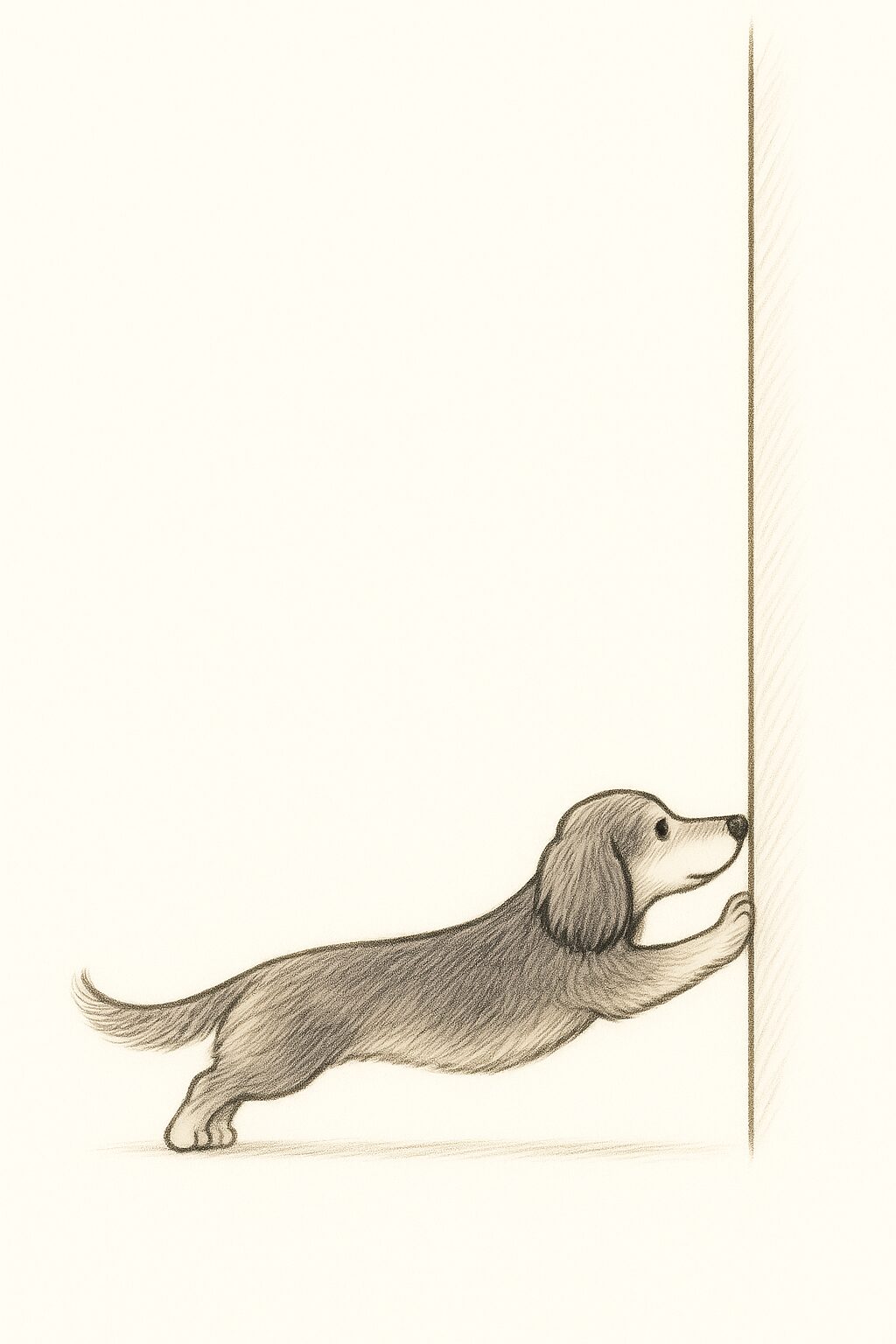 ミニチュアダックスフンド イラスト