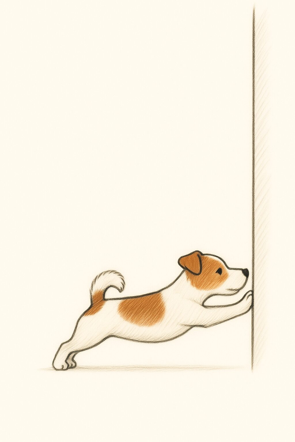 ジャックラッセルテリア イラスト