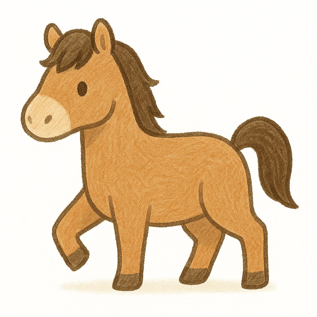 馬　イラスト