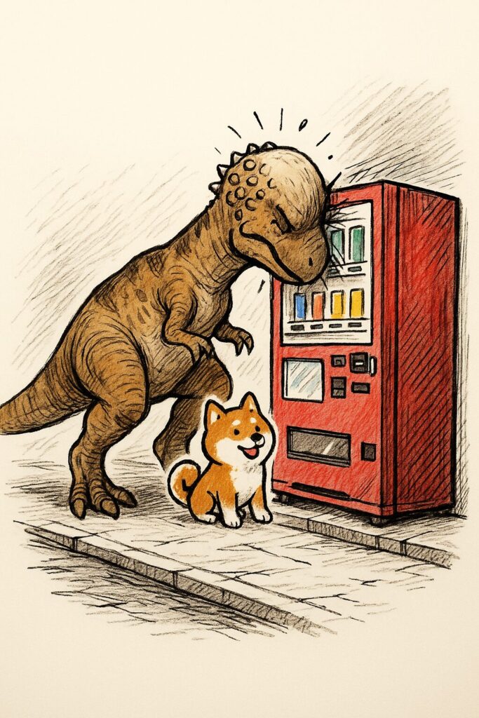 パキケファロサウルス イラスト
