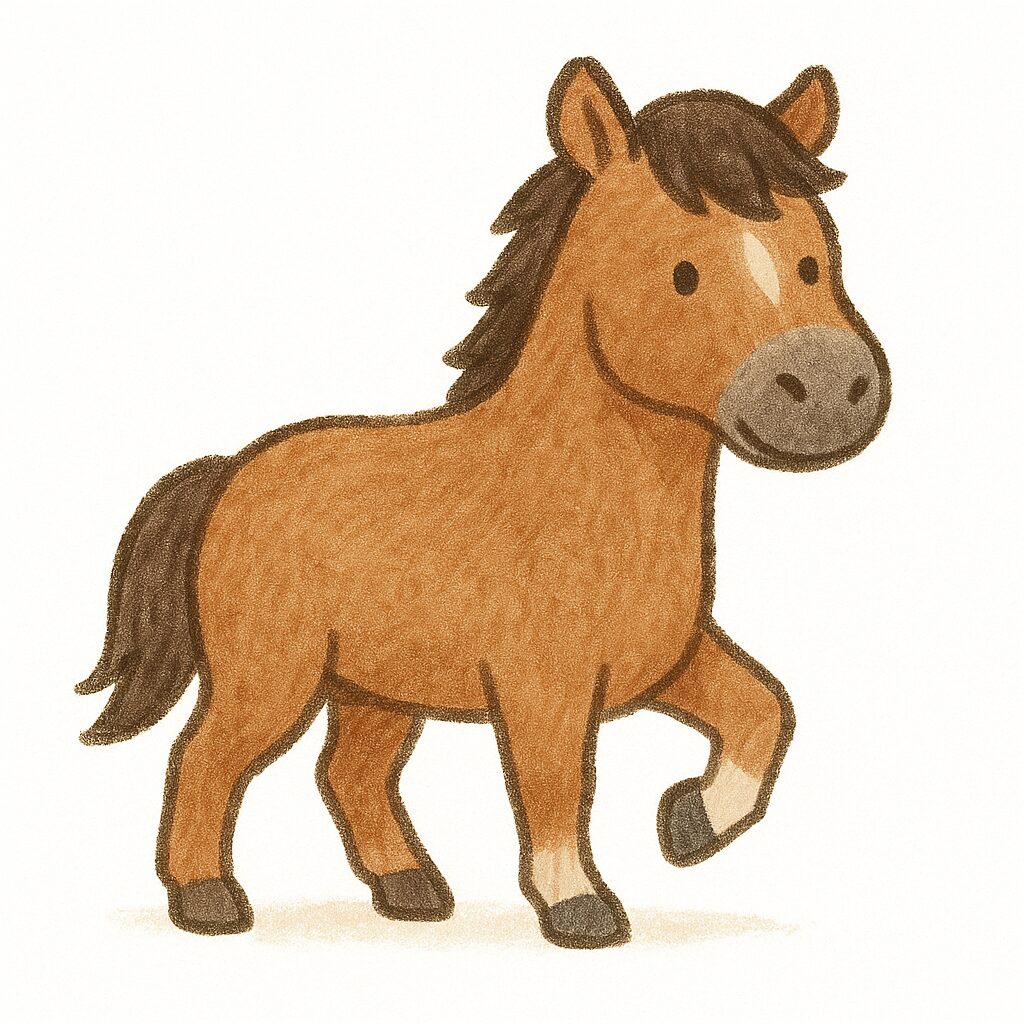 馬　イラスト