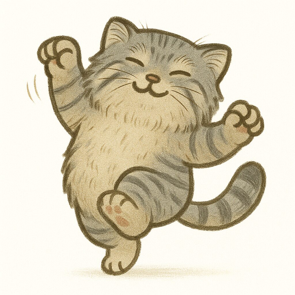マヌルネコ イラスト