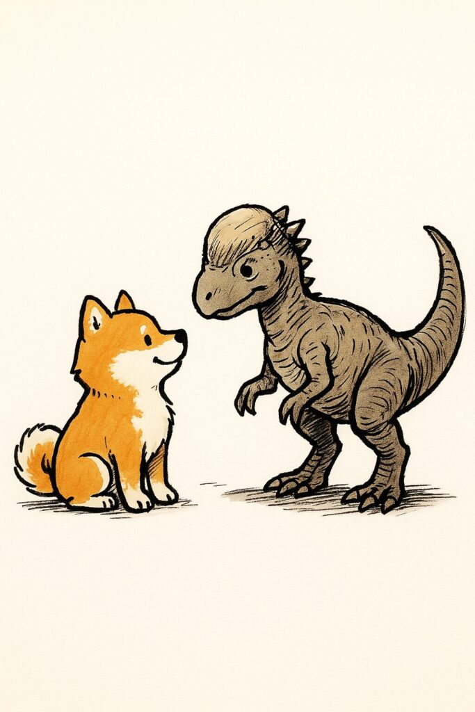 パキケファロサウルス イラスト