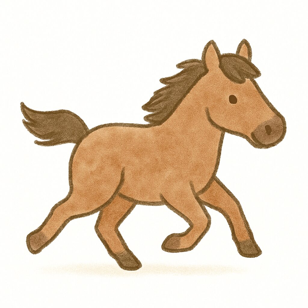 馬　イラスト