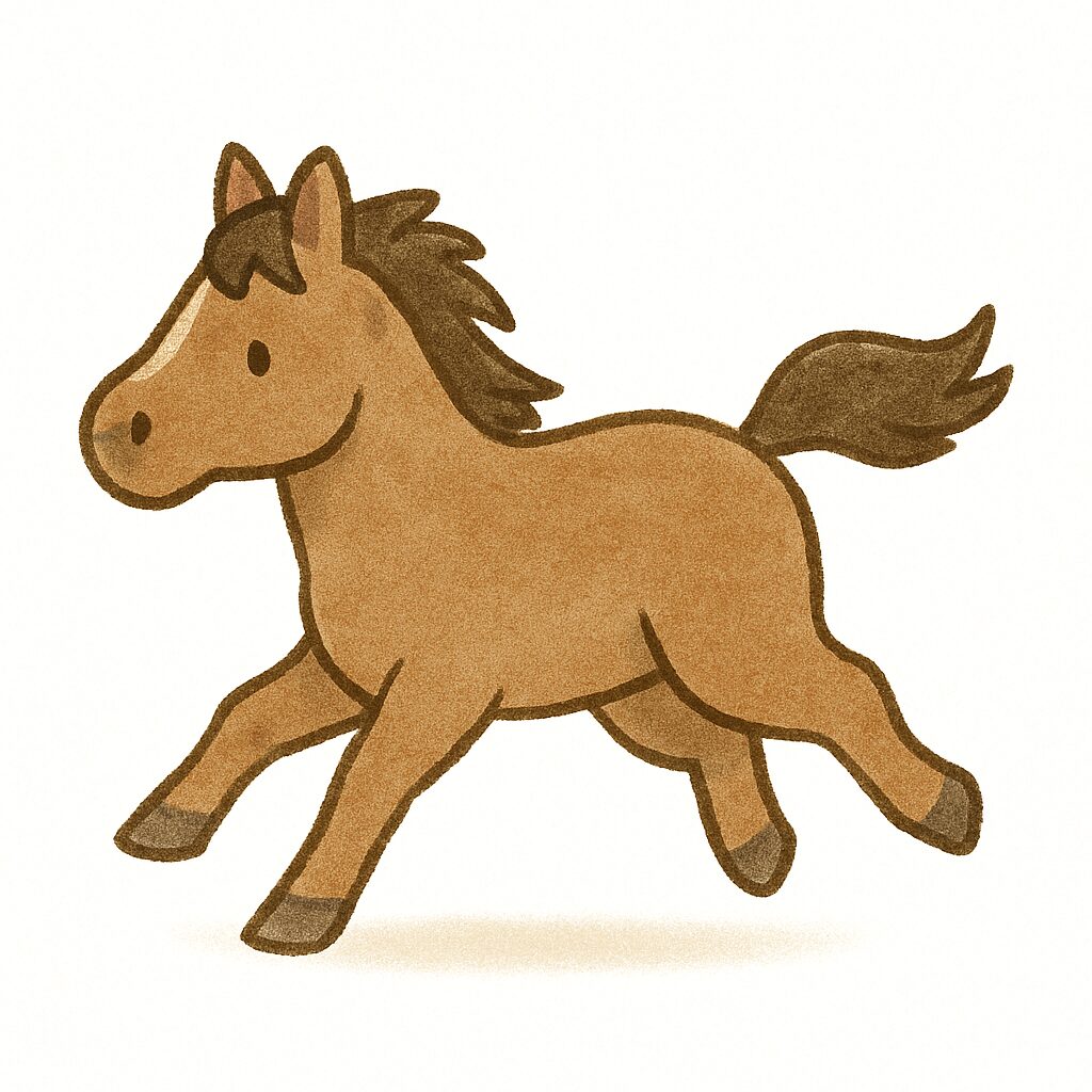 馬　イラスト