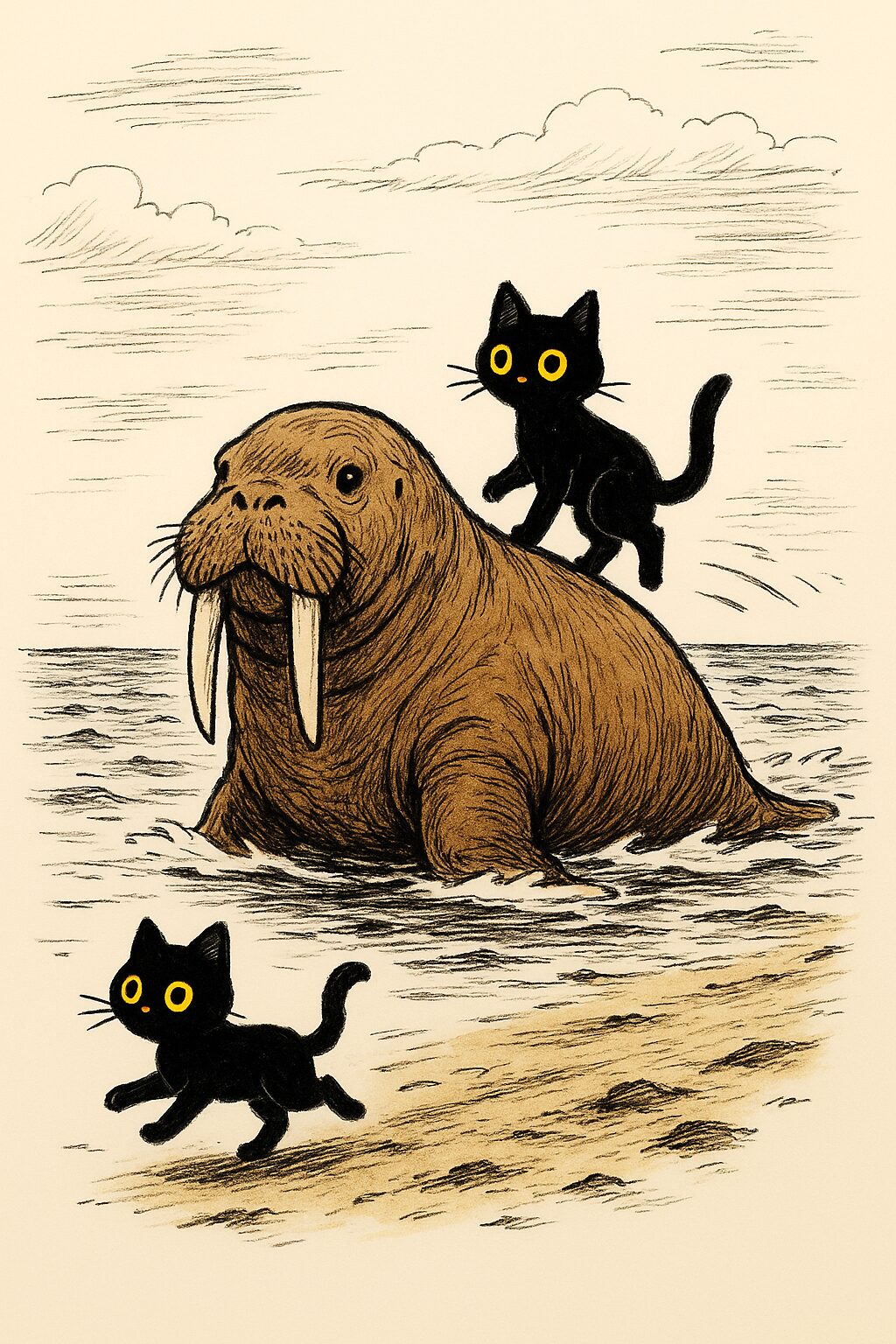 セイウチ イラスト