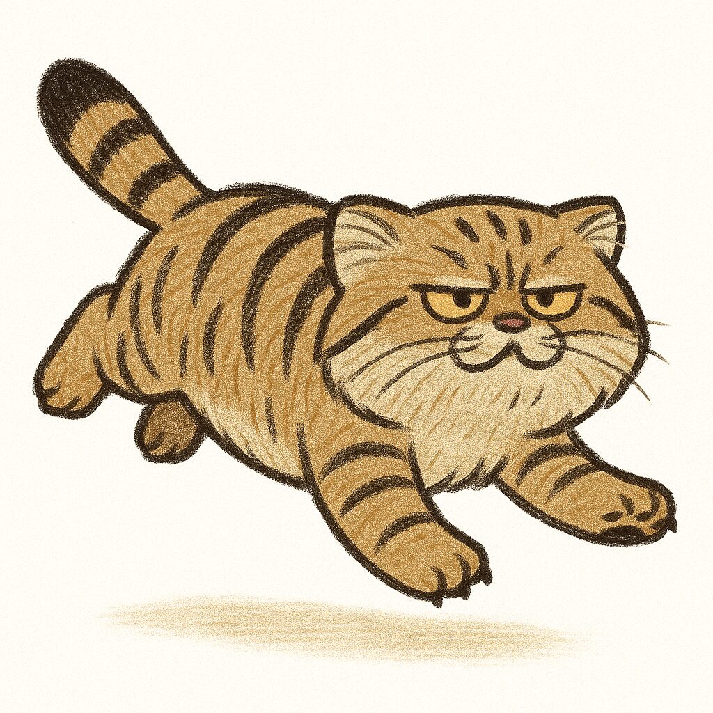 マヌルネコ イラスト