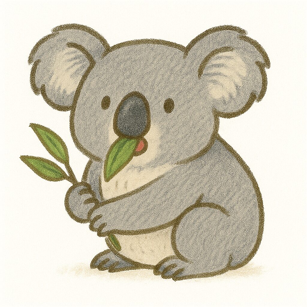 コアラ　イラスト