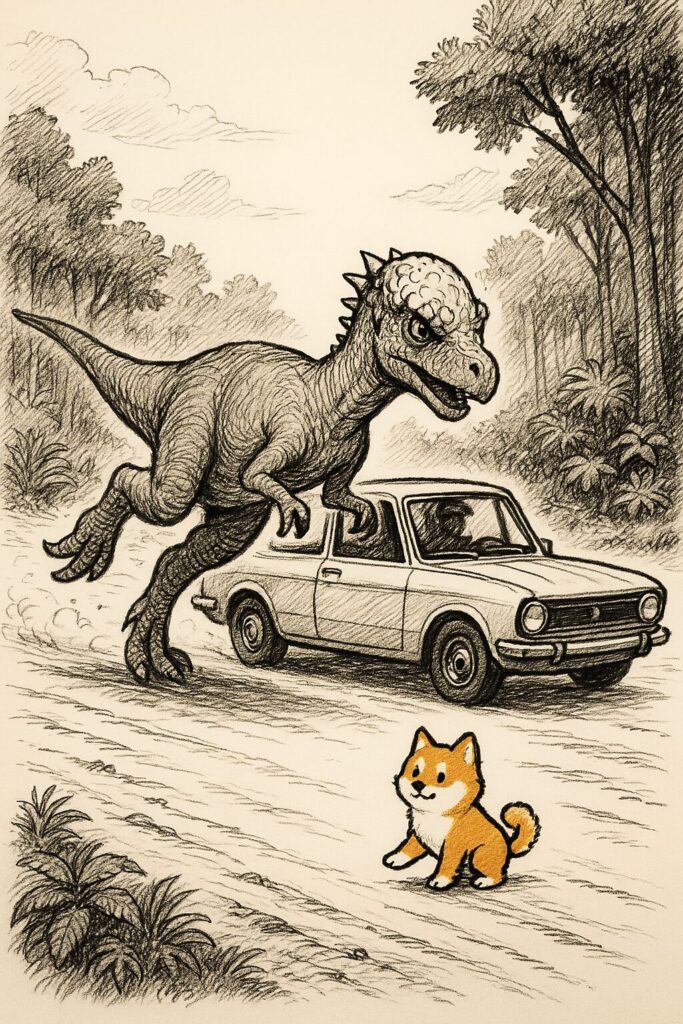 パキケファロサウルス イラスト