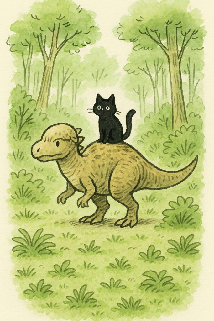 パキケファロサウルス イラスト
