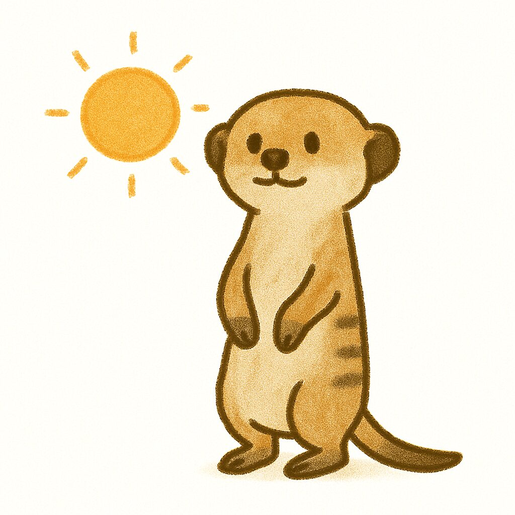 ミーアキャット イラスト