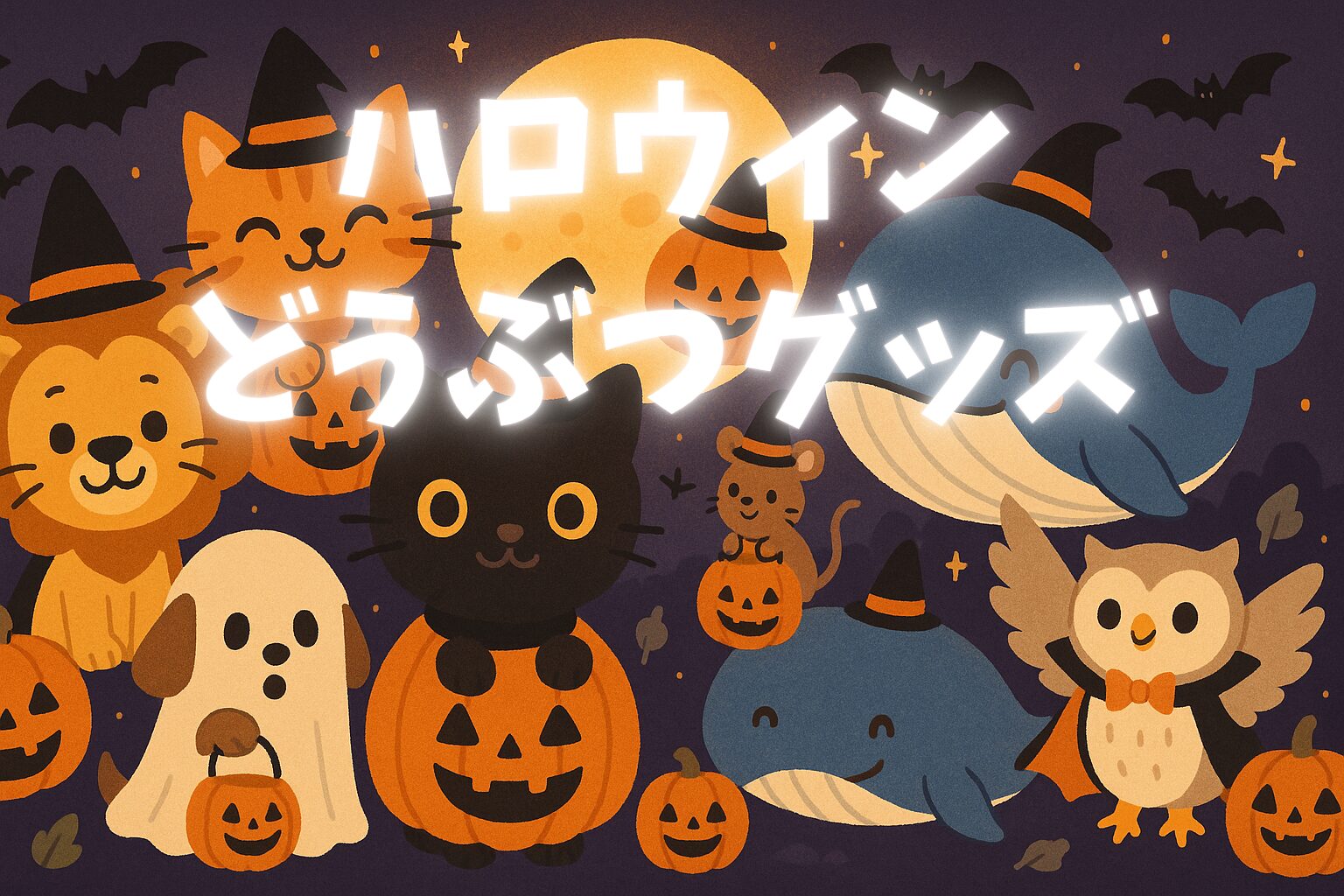 ハロウィン　どうぶつ　グッズ