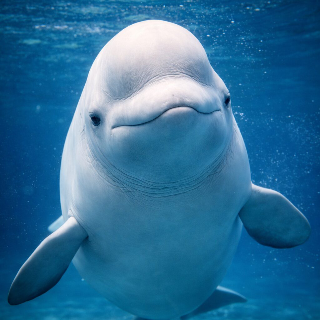 シロイルカ