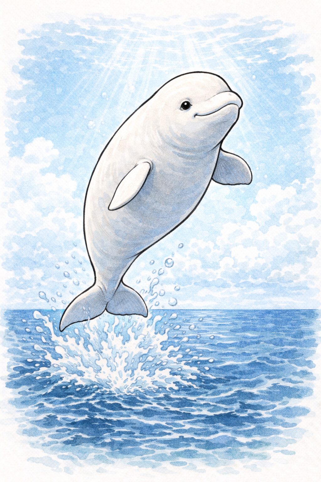 シロイルカ