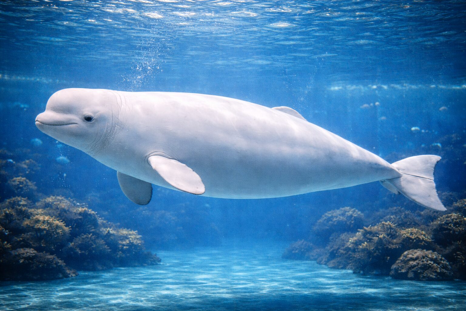 シロイルカ